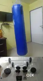 Boxing bag& Home gym equipments