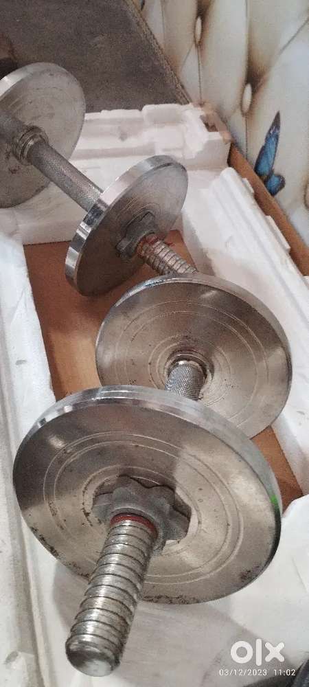 Steel dumbbell set 6kg*2