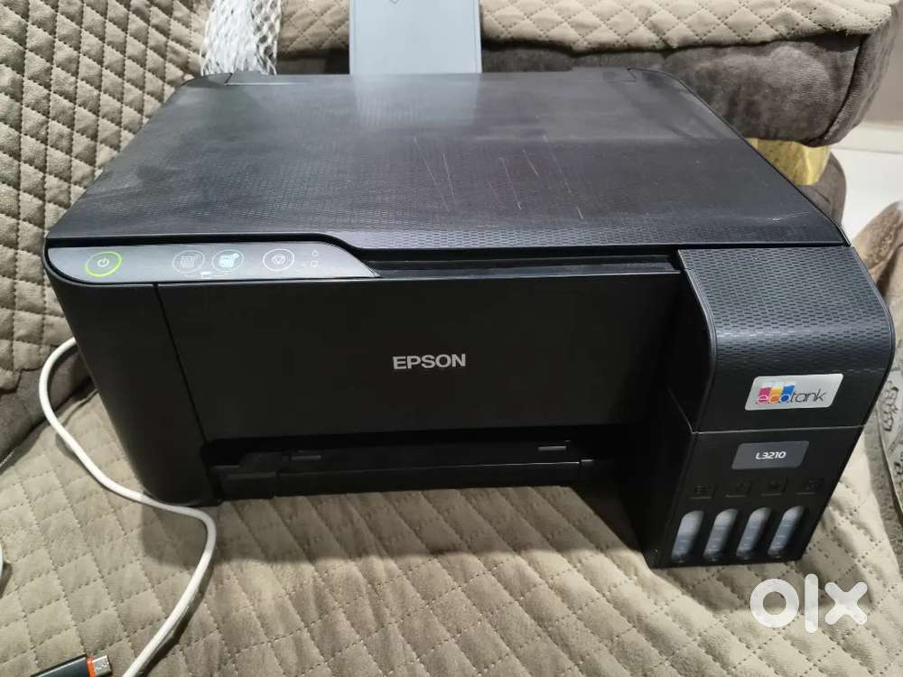 Epson Colour Ecotank L3210 A4 All-in-One Ink Tank Printer, Black