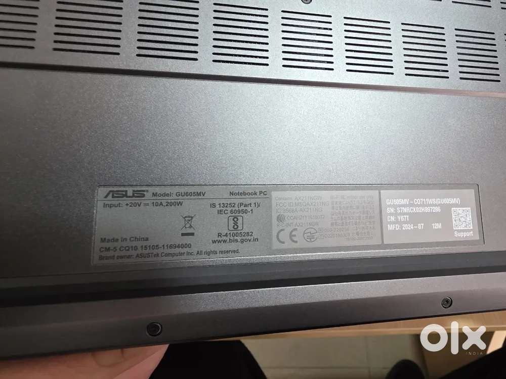 Asus zephyrus ultra 7 rtx 4060 1 year old