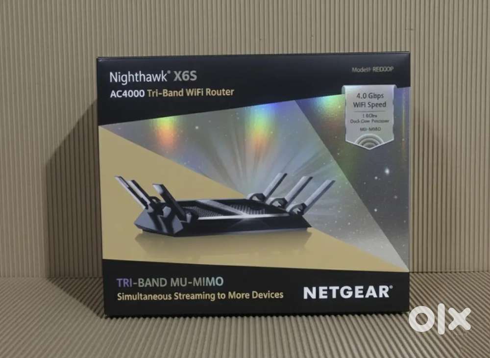 NETGEAR Nighthawk X6S AC4000 Tri-Band 4.0. Wi-Fi wifi Router brand new