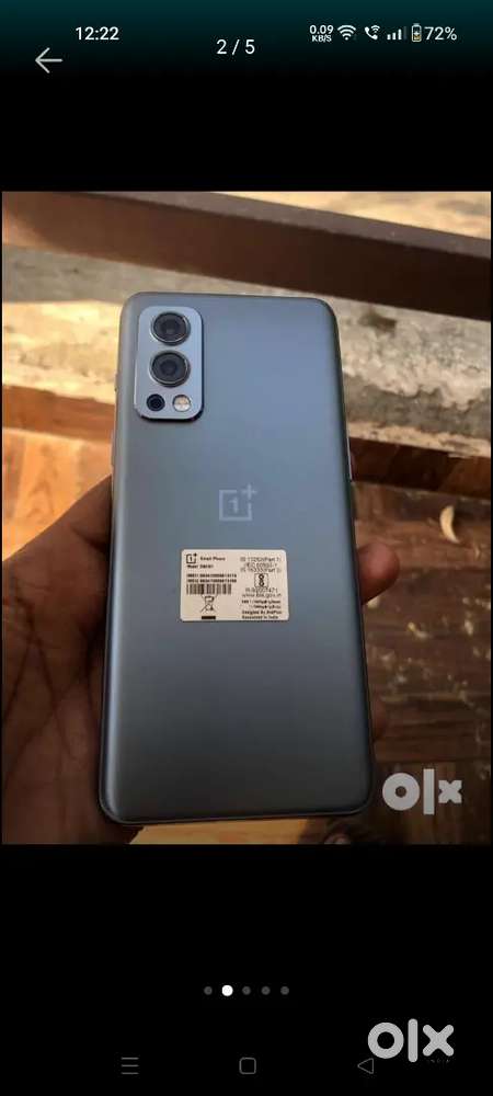 OnePlus nord 2with cover and charger
