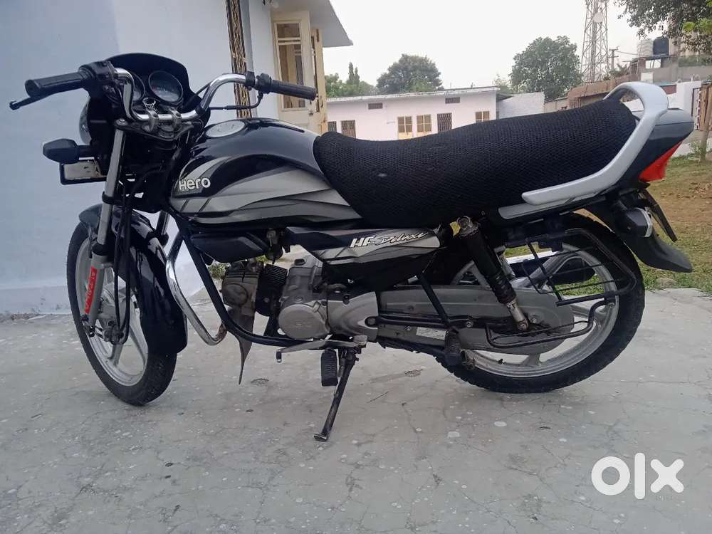 Hero HF deluxe, Silver Black Colour( RJ 20 )