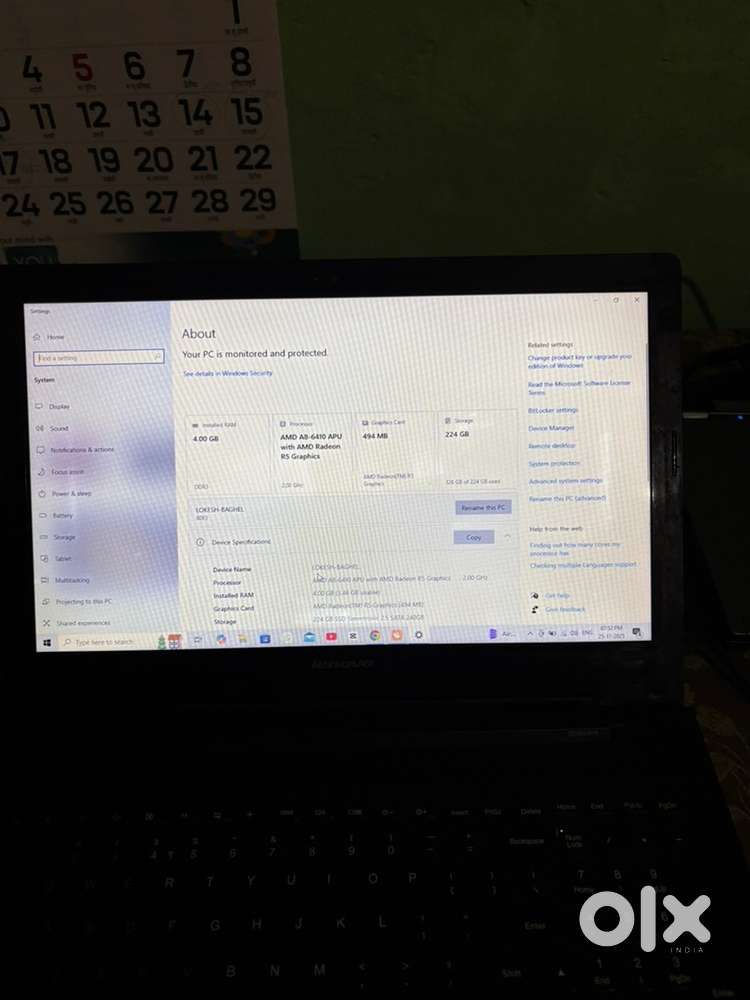 This is lenevo laptop