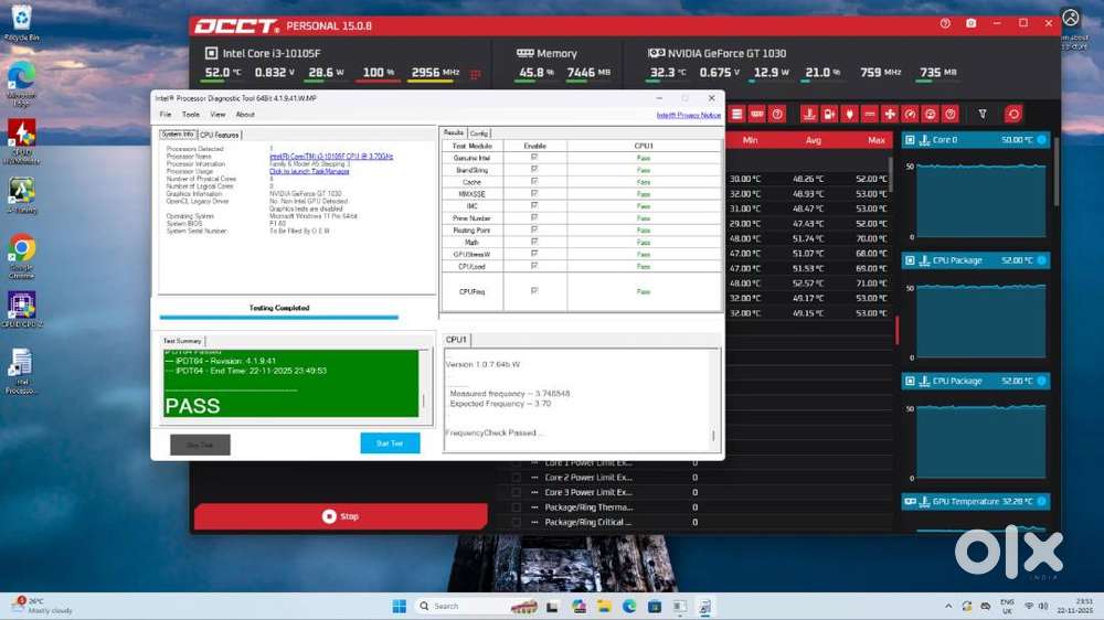 i3-10105F + ASROCK B560M-ITX/AC + 16 gb ddr4 ram PC components