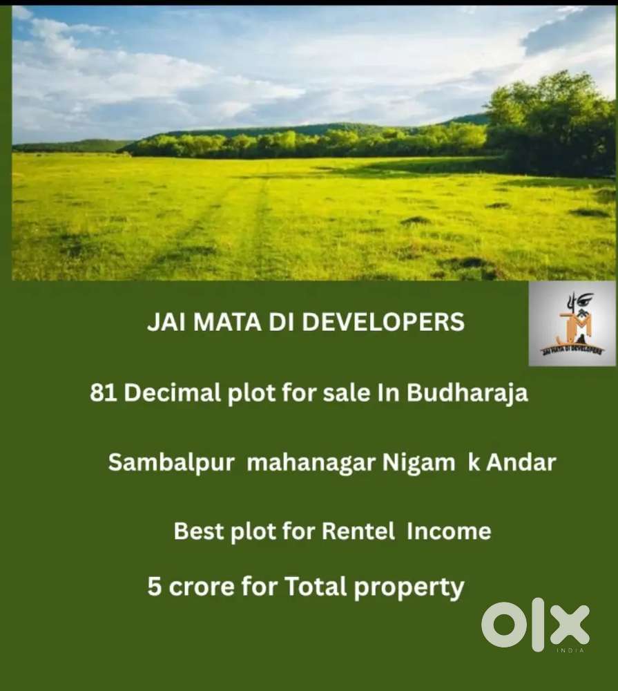 81 Decimal plot for sale in Budharaja
