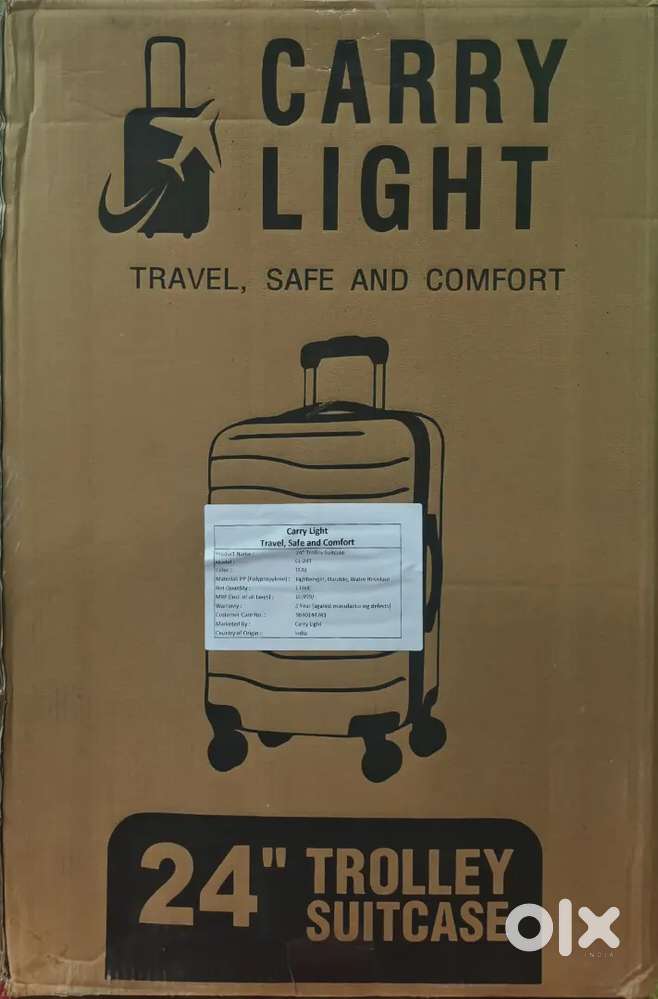 Trolley Medium Size Hard Polypropylene shell New