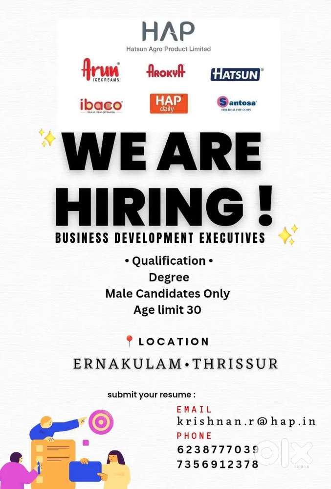 Business Development Executive -Arun Ice Creams (Fresh Division)