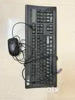 Wired keyboard and mouse