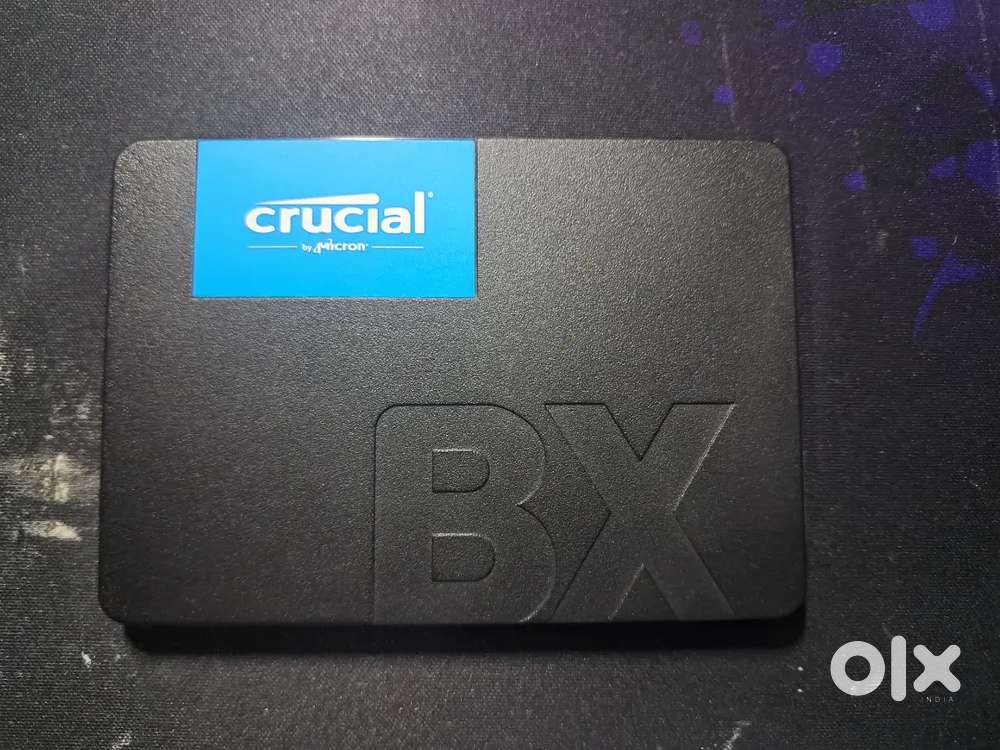 Crucial BX500 SSD and 500 GB PC HardDisk