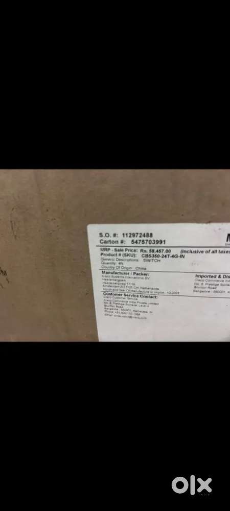 Cisco Business CBS350-24T-4G Managed Switch. 