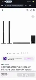 Sony sound bar