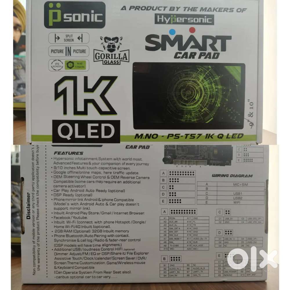 Hypersonic Qled Android Stereo Thar scorpio Punch