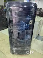 Lg blue flower refrigerator