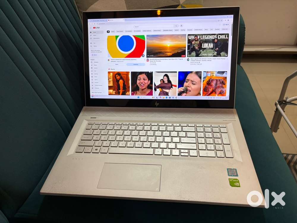 HP ENVY 17 Laptop, 256gb ssd, 1tb hardisk, 8gb RAM, 2 gb graphics card