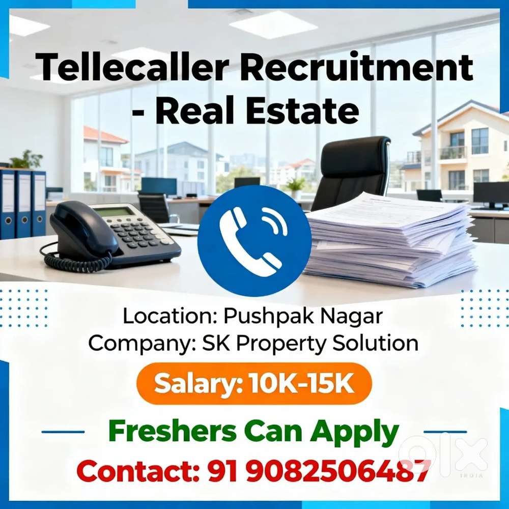 Telecaller requirement in real estate