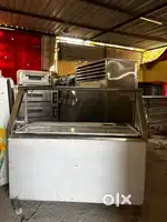 Display fridge subway counter