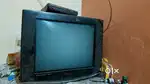 New samsung large multicolored T.V with C.D