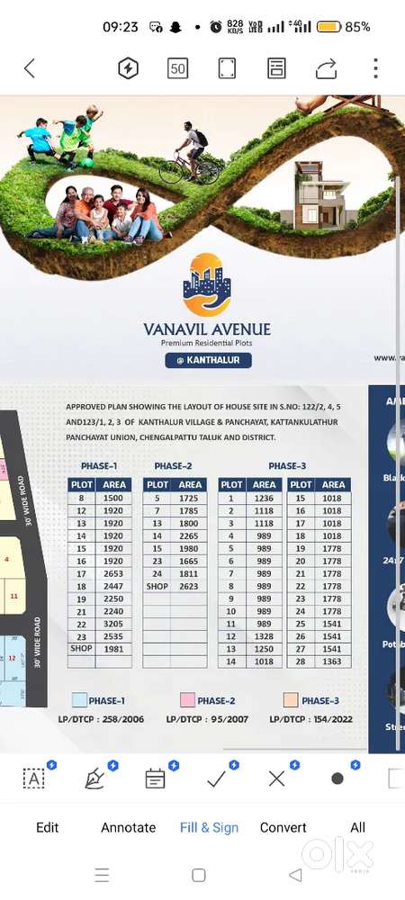 West TAMBARAM PLOTS FOR SALES DTCP APPROVED RERA CERTIFICATE GATED