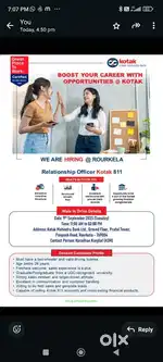 Assistant Manager Job in Kotak Mahindra Bank