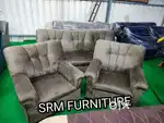 New Branded 3+1+1 sofa set with a warranty and Direct Home delivery