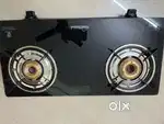 SUNFLAME GAS STOVE - GLASS TOP 2 BURNER