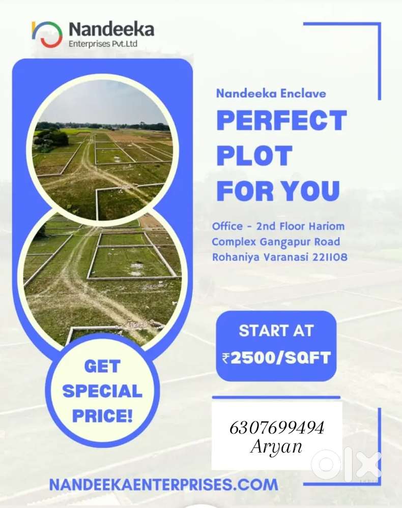 Daily site visit available plot Size minimum 642sqft-4299sqft