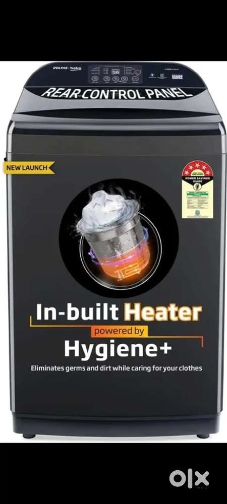 Voltas Beko 8 kg fully automatic top load with in built heater