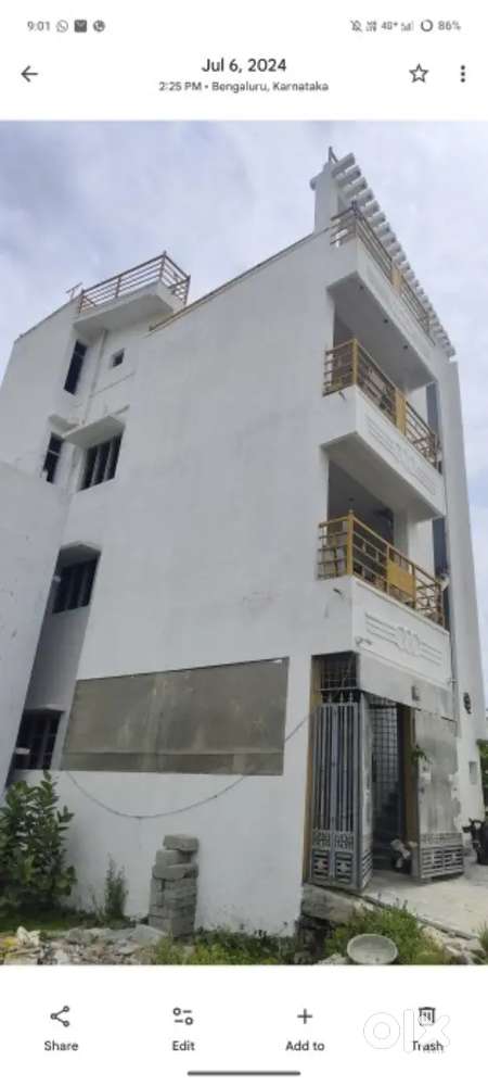 NEW HOME TOTAL SITE 800SFT G+3 BUILDING