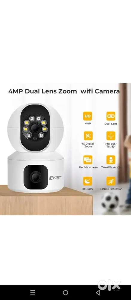 Wifi dual lense camera