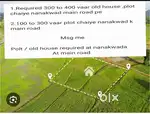 350 to 400 vaar plot ya phir house chaiye nanakwada main road pe