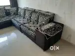 Sofa with puffy