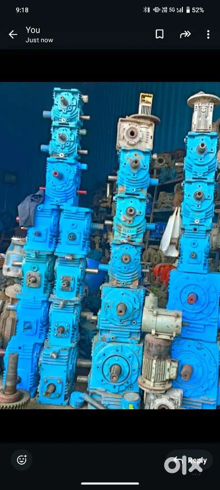 Reduction gear box induction motor