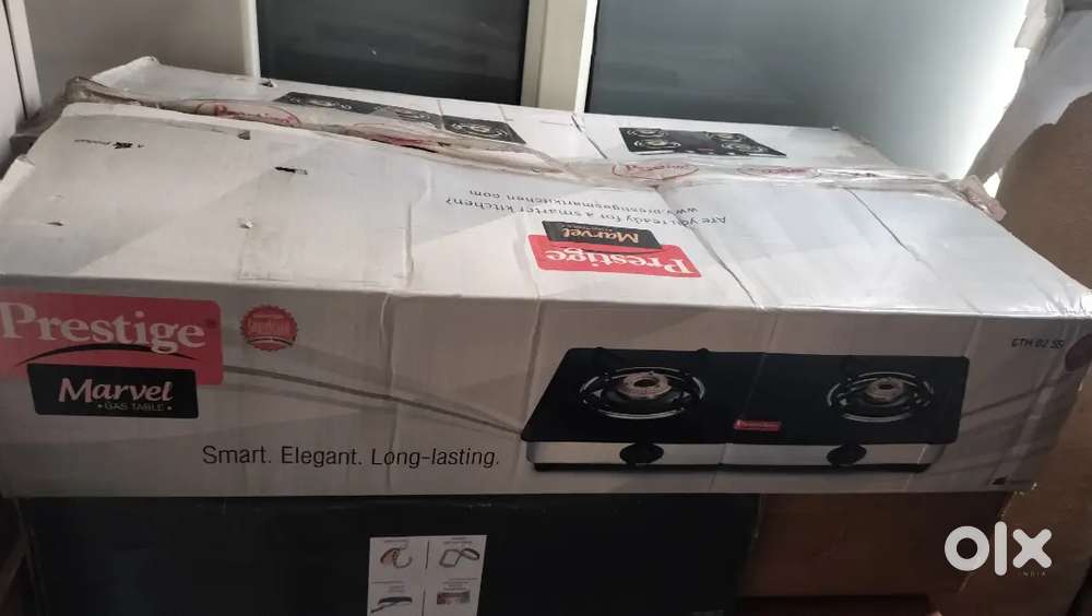 Prestige Marvel Glass top 2 Burners Gas stove  brand NEW- never used