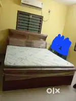 Cot with mattress king size heavy weight big