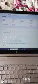 (Hp) 11th gen i3  8gb+477
(Original bill & charger available)