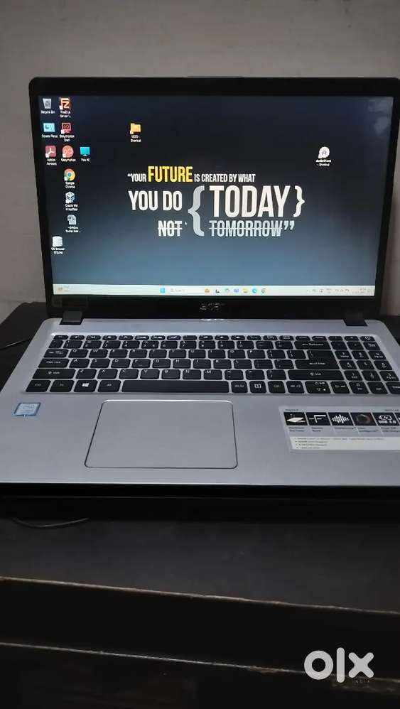 Acer i5 laptop less used