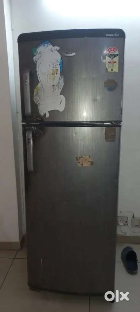 4 Star,Whirlpool Double door Fridge 250ltr