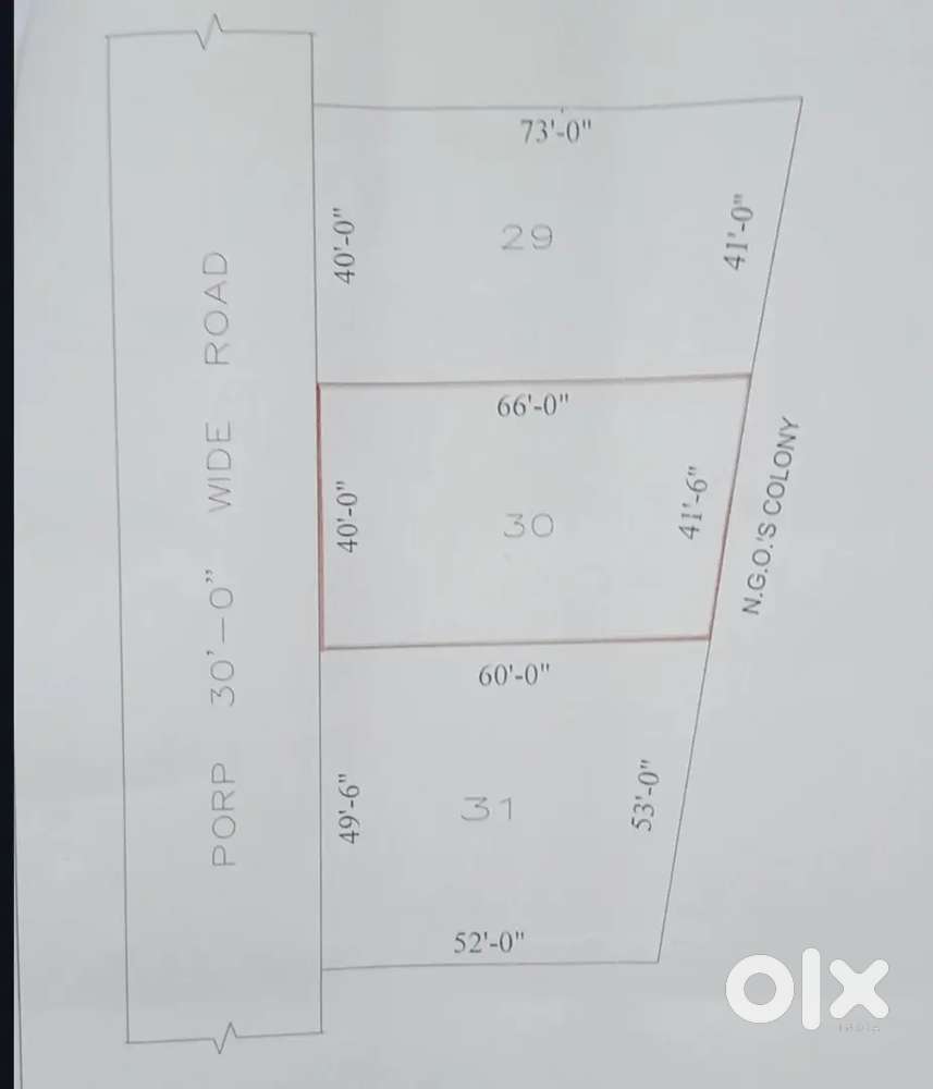 Main Road Plot Sale  – 280 Gajalu