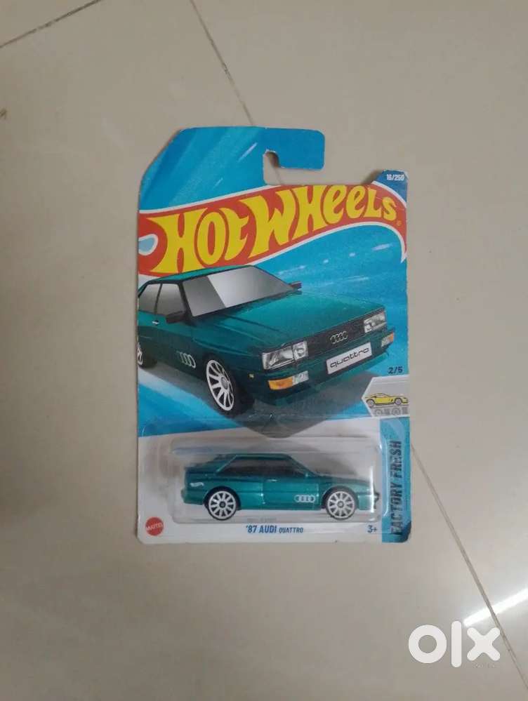 hot wheels '87 Audi Quattro factory fresh sealed pack orignal