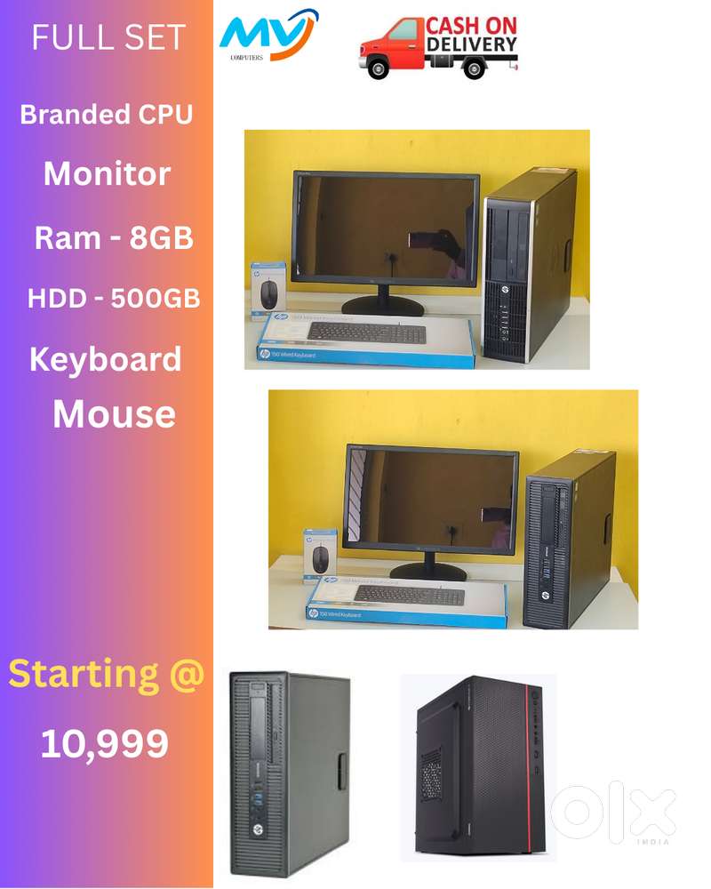 Computer Full Set Desktop Laptop Sales & Service i3-i5-i7  CPU -Brande