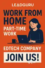 Part time work from home Job- leadguru (Edtech company)