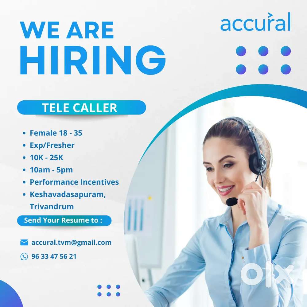 Telecalling executive wanted (female)