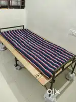 Two folding bed one mattress