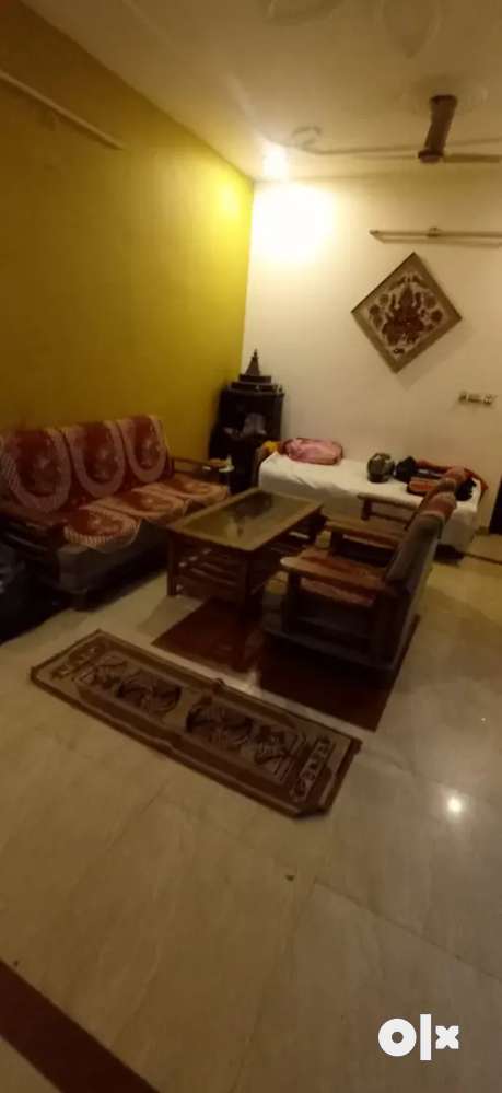 Rent Room furnished with AC Double Bed sofa fan gesure attched toilet