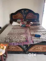 Double Bed & Almirah