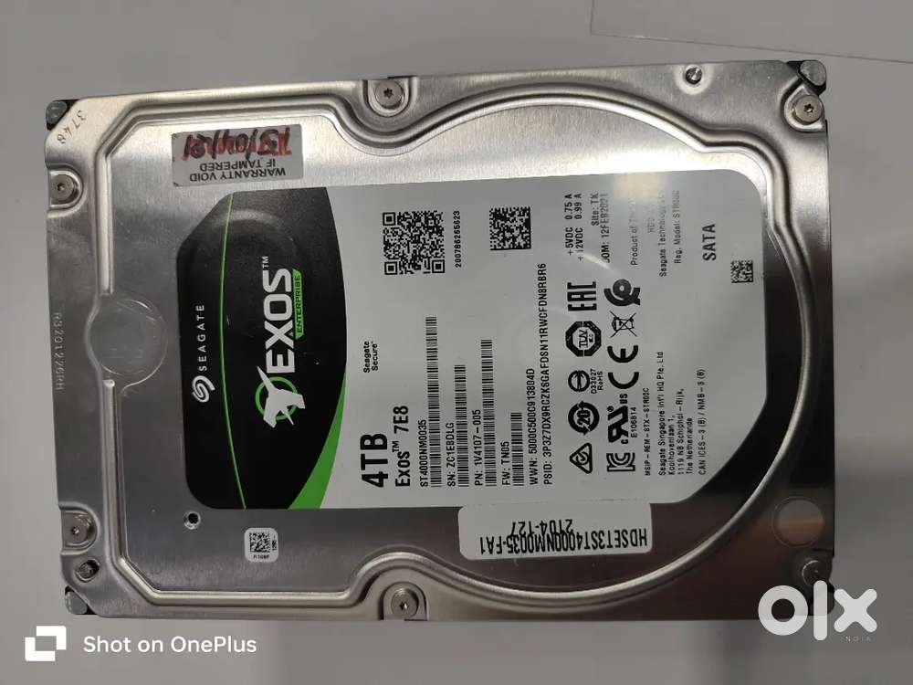 Seagate 3.5 enterprise 4tb