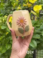 Handcrafted ceramic coffee/tea mug straight from pinterest