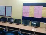 Office furniture & 4 set of computer & 3 led( monitor)