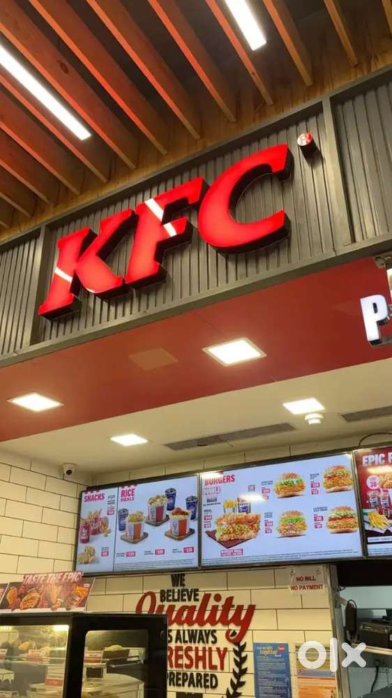 Hiring for Team Member In KFC urgent hiring
